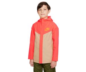 Nike Jungen Regenjacke Storm-FIT Windrunner DM8128-635 147-158 Bright Crimson/Sesame