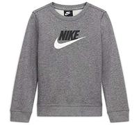 Nike Jungen Sportswear Club Fleece Sweatshirt, Carbon Heather, XS