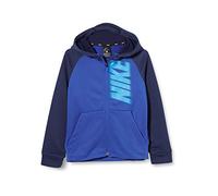 Nike Jungen Sweatshirt B NK DRY FLEECE FZ GFX, Game royal/midnight navy/(laser blue), XS, CJ7825