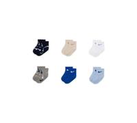 Nike Jungen Swooshfetti 6pk Ankle Socks Mehrfarbige Socken, U90, 12-24 M, U90, 12 Monate EU