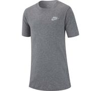 Nike Jungen T-Shirt Tee emb Futura AR5254-063 128-137 Dark Grey Heather/White