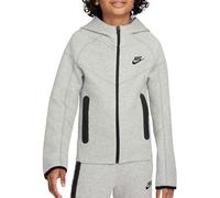 NIKE Kinder Unterjacke B NSW TECH FLC FZ DK GREY HEATHER/BLACK/BLACK S (0196608755425)