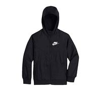 Nike Jungen Trainingsjacke B NSW Windrunner Jacket HD, Schwarz/Weiß, M, 850443-011