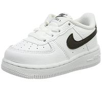 Nike Jungen Unisex Kinder Force 1 (Td) Gymnastikschuh, Weiß Schwarz, 17 EU