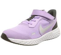 Nike Jungen Unisex Kinder Revolution 5 Tennisschuh, Lilac Metallic Silver Dk Smoke Grey, 28.5 EU