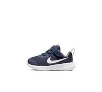Nike Jungen Unisex Kinder Revolution 6 Sneaker, Midnight Navy White Flat Pewter, 17 EU