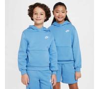 NIKE Sportswear Club Fleece Hoodie Kinder 489 - blue beyond/white S (128-137 cm)