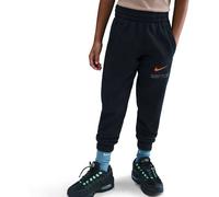 NIKE K NSW CLUB FLC JGGR BRND NRG Kinder | BLACK/BLACK/SAFETY ORANGE | XL