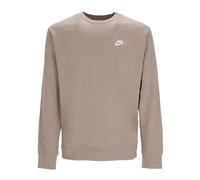Nike - Khaki/Weißer Rundhalsausschnitt Langarm-Sweatshirt - - Sport - Herren - Beige - S