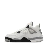 Nike Kids Air Jordan 4 Retro Grade School Shoes, Summit White, 34 EU
