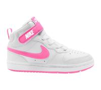Nike - Kid's Court Borough Mid 2 PSV - Sneaker, Gr. 33, rosa (White/PlayfulPink)