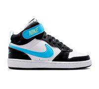 NIKE Court Borough Mid 2 Sneaker ältere Kinder 136 - white/football blue-black-arctic green 37.5