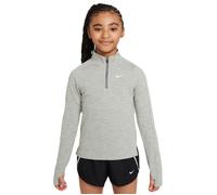 Nike Kids Dri-Fit Long Sleeve 1/2 Zip Top - dark grey heather/white (XS)