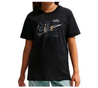 Nike - Kid's NSW Tee Club Script - T-Shirt, Gr. 128-140 S, schwarz (Black)