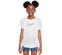 Nike - Kid's One Fitted Dri-Fit Short-Sleeve Top - Funktionsshirt, Gr. 122-128 XS, weiß (White/Black)