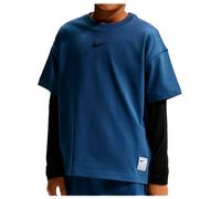 Nike - Kid's Pro Dri-FIT Short-Sleeve Training Top - Funktionsshirt, Gr. 158-170 XL, blau (MysticNavy/Black)