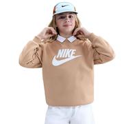 Nike Kinder Pullover Big Kids Club Fleece Sweatshirt FD2992-200 137-147 Hemp/White