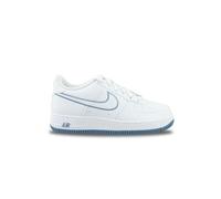 Nike Kinder Air Force 1 Gs Freizeit-Schuhe, White/White/Work Blue/Metallic, 40