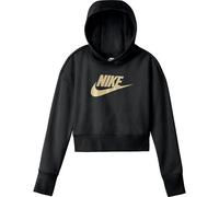 NIKE Kinder CLUB FT CROP HOODIE HBR (DC7210) S BLACK