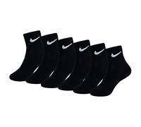 Nike Kinder Colorful Pack Quarter Socken, Black, 4/5 Jahre