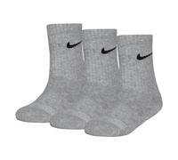 Nike Kinder Df Performance Basic Crew Socken, Dk Grey Heather, 4/5 Jahre