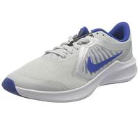 Nike Kinder Downshifter 10 (GS) Straßenlaufschuhe, Photon Dust/Game Royal-Speed Yellow, 36 EU