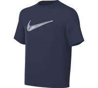 NIKE Kinder Shirt B NK DF MULTI SS TOP HBR (IF2430) L MIDNIGHT NAVY/WHITE