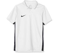 Nike Kinder Dry Academy18 Football Polo Shirt, weiß (Black/White/100), Gr. XS