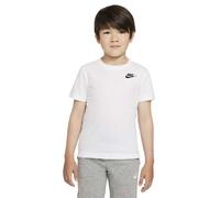 Nike Kinder Embroid Futura T-Shirt, White, 6/7 Jahre