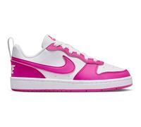Nike Court Borough Low Recraft ältere Kinder Schuh, White/Laser Fuchsia, 37.5 EU