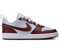 NIKE Kinder Freizeitschuhe COURT BOROUGH LOW RECRAFT (GS) PURE PLATINUM/DARK TEAM RED-BLUE BE - Gr. - 38