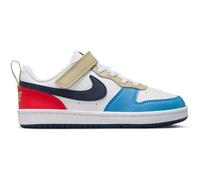 NIKE Kinder Freizeitschuhe COURT BOROUGH LOW RECRAFT (PS) (DV5457) 29 ½ WHITE/THUNDER BLUE-LT CRIMSON 124