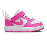 Nike Court Borough Low Recraft Babys und Kleinkinder Schuh, White/Laser Fuchsia, 25 EU