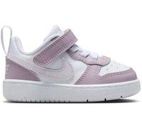 NIKE Kinder Freizeitschuhe COURT BOROUGH LOW RECRAFT (TD) WHITE/VENICE-PLUM FOG-WHITE - Gr. - 56.5 EU | 22 US