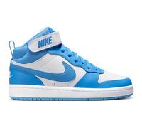 NIKE Court Borough Mid 2 Sportschuhe, White Blue Beyond, 38.5 EU