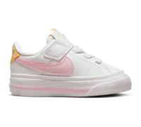 NIKE Kinder Freizeitschuhe COURT LEGACY (TDV) WHITE/PINK FOAM -SESAME-HONEYDEW 27 (0196149528557)