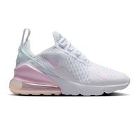 NIKE Kinder Freizeitschuhe Kinder Sneakers Air Max 270 (943345) 35 ½ WHITE/PINK FOAM -LT SMOKE GREY