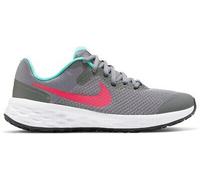 NIKE Kinder Freizeitschuhe REVOLUTION 6 NN (GS) SMOKE GREY/SIREN RED-WASHED TEAL - Gr. - 38