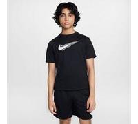 NIKE Kinder Hemd B NK DF MULTI SS TOP HBR BLACK/WHITE - Gr. - L