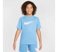 NIKE Kinder Hemd B NK DF MULTI SS TOP HBR (HF8100) M BLUE BEYOND/WHITE