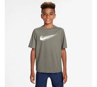 NIKE Kinder Hemd B NK DF MULTI SS TOP HBR (HF8100) XS LIGHT ARMY/WHITE