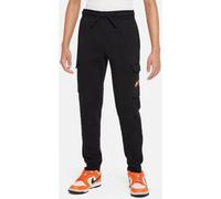 NIKE Kinder Hose Sportswear Fleece Graphic Cargo (FZ4718) M Schwarz