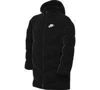 Nike All Day Play mittellange Therma-FIT-Puffer-Jacke mit weiter Passform (ältere Kinder) - Schwarz L HJ2722-010