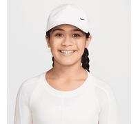 Nike Kinder Kappe Kids Unstructured Metal Swoosh Cap FB5064-101 White/Gold