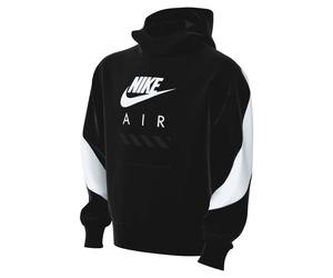 Nike Kinder Kapuzenpullover Air Big Kids Fleece HF8812-010 128-137 Black/White/White