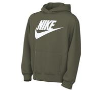 Nike Kinder Kapuzenpullover Club Fleece Big Kids Hoodie FD2988-222 137-147 Medium Olive/White