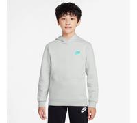 Nike Kinder Kapuzenpullover Club Fleece Big Kids Hoodie FD3000-025 147-158 Photon Dust/Dynamic Turquoise