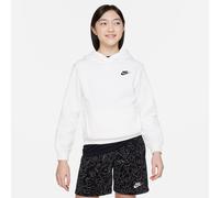 Nike Kinder Kapuzenpullover Club Fleece Big Kids Hoodie FD3000-100 122-128 White