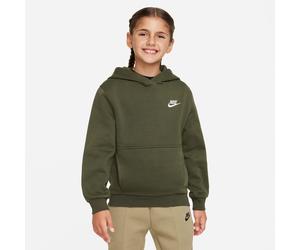 Nike Kinder Kapuzenpullover Club Fleece Big Kids Hoodie FD3000-325 137-147 Cargo Khaki/White