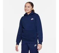 Nike Kinder Kapuzenpullover Club Fleece Big Kids Hoodie FD3000-410 137-147 Midnight Navy/White